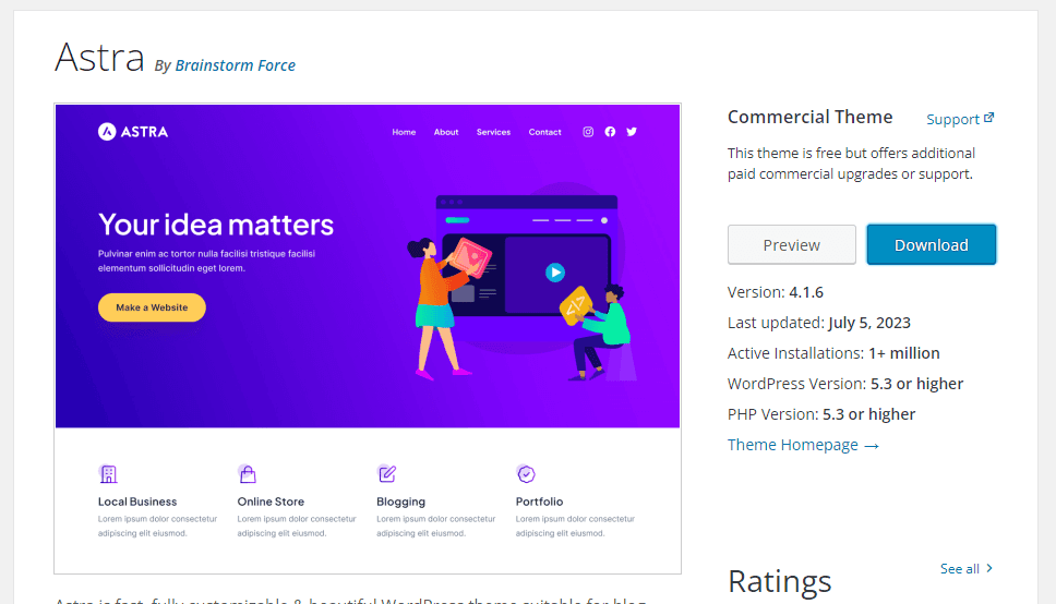 7 Rekomendasi Tema WordPress Ringan Dan Cepat (Astra, Generatepress, Dll.)
