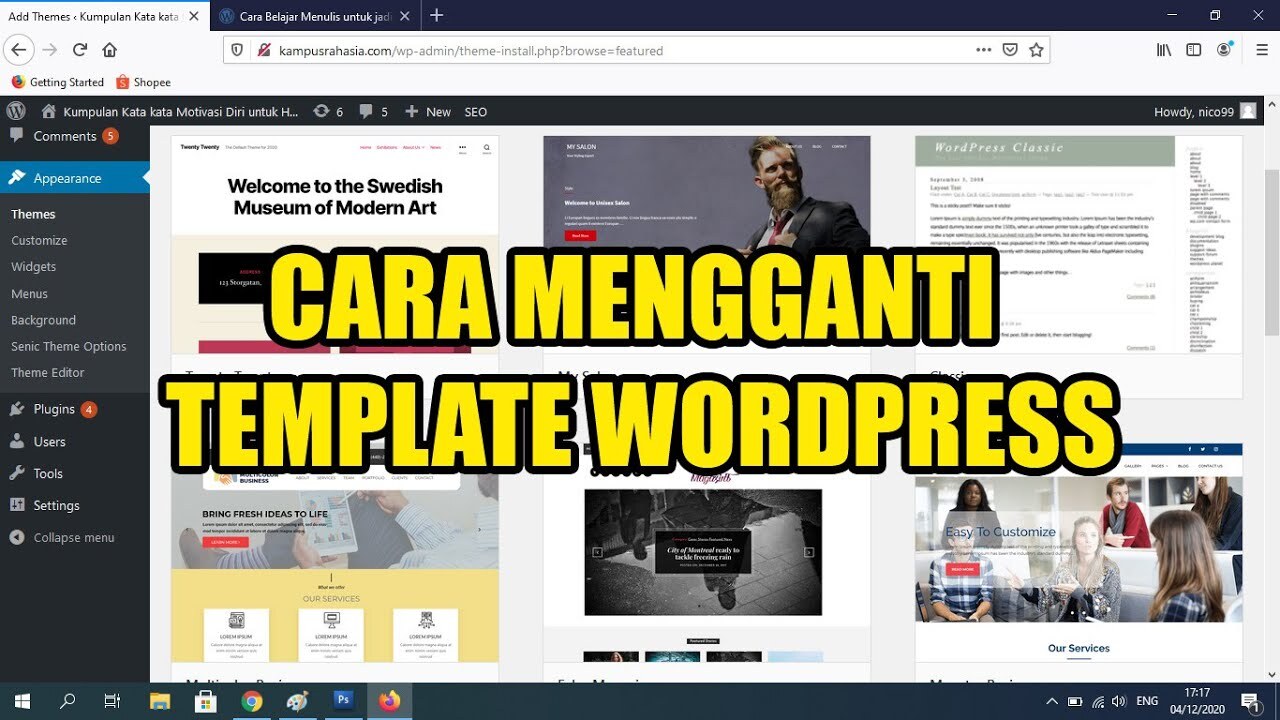 Cara Mengganti Tema WordPress Tanpa Kehilangan Konten